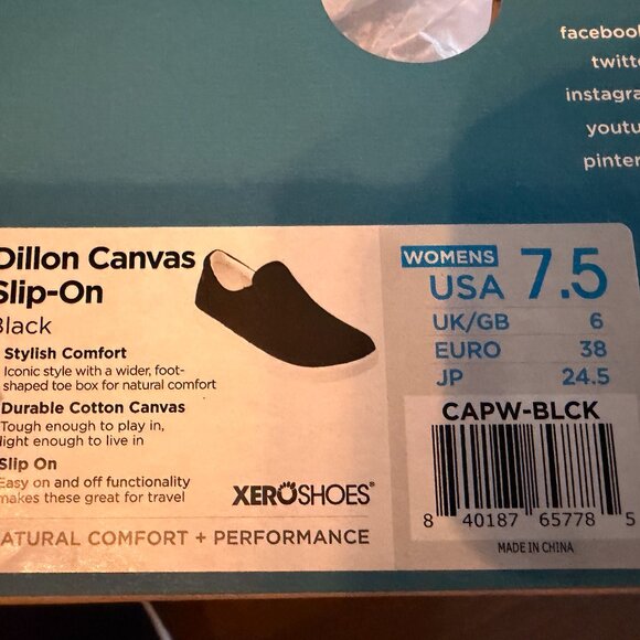 Xero Dillon Canvas Slip-On - Iconic, Low-Profile Sneaker - Picture 2 of 7